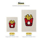 Size chart for the two mini canvas sizes: 6 x 8 in and 8 x 12 in