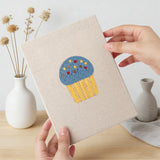 Hand holding a finished Easter Table Treats mini canvas
