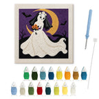 Ghost Bride punch needle kit: finished canvas with threads, punch needle and threader