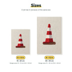 Size chart for the two mini canvas sizes: 6 x 8 in and 8 x 12 in
