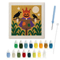 Scarecrow King punch needle kit: finished canvas with threads, punch needle and threader