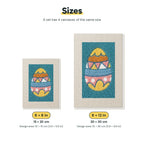 Size chart for the two mini canvas sizes: 6 x 8 in and 8 x 12 in